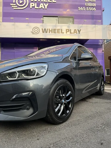 대구 휠복원 대구 휠도색 대구 자동차 휠수리 잘하는 곳 휠플레이 타이어 전문[BMW 2시리즈 순정 18인치 고스트크롬 휠도색 작업입니다.] / 대구 서구 평리동