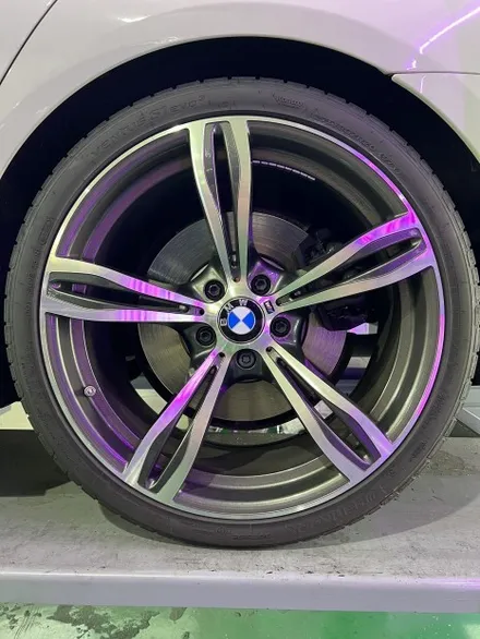 대구 휠복원 대구 휠도색 대구 자동차 휠수리 잘하는 곳 휠플레이[BMW 640 순정 20인치 실버 휠도색 작업입니다.] / 대구 서구 평리동