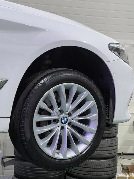 대구 휠복원 대구 휠도색 대구 자동차 휠수리 잘하는 곳 휠플레이 타이어 전문[BMW 5시리즈 순정 18인치 순정 휠복원 작업입니다.] / 대구 서구 평리동