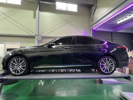 대구 휠복원 대구 휠도색 대구 자동차 휠수리 잘하는 곳 휠플레이 타이어 전문[제네시스 G80 DH 순정 19인치 휠복원 작업입니다.] / 대구 서구 평리동