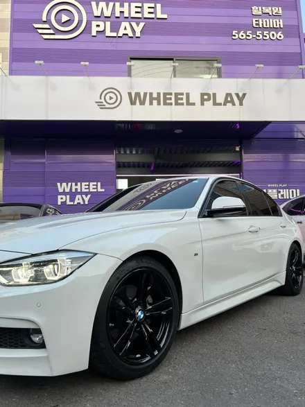 대구 휠복원 대구 휠도색 대구 자동차 휠수리 잘하는 곳 휠플레이 타이어 전문[BMW 3시리즈 순정 18인치 블랙펄유광 휠도색 작업입니다.] / 대구 서구 평리동