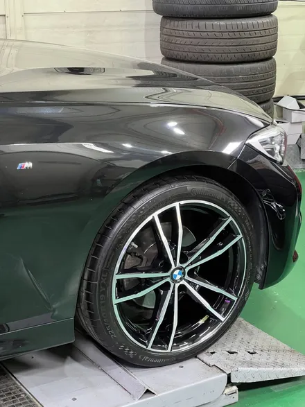 대구 휠복원 대구 휠도색 대구 자동차 휠수리 잘하는 곳 휠플레이 타이어 전문[BMW 320 투어링 순정 19인치 다이아몬드커팅 휠복원 작업입니다.] / 대구 서구 평리동