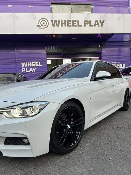 대구 휠복원 대구 휠도색 대구 자동차 휠수리 잘하는 곳 휠플레이 타이어 전문[BMW 3시리즈 순정 18인치 블랙펄유광 휠도색 작업입니다.] / 대구 서구 평리동