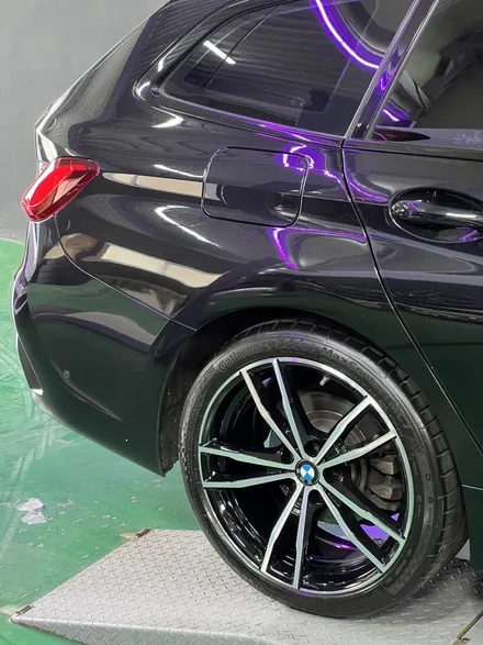 대구 휠복원 대구 휠도색 대구 자동차 휠수리 잘하는 곳 휠플레이 타이어 전문[BMW 320 투어링 순정 19인치 다이아몬드커팅 휠복원 작업입니다.] / 대구 서구 평리동