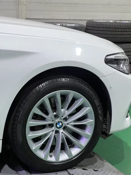대구 휠복원 대구 휠도색 대구 자동차 휠수리 잘하는 곳 휠플레이 타이어 전문[BMW 5시리즈 순정 18인치 순정 휠복원 작업입니다.] / 대구 서구 평리동