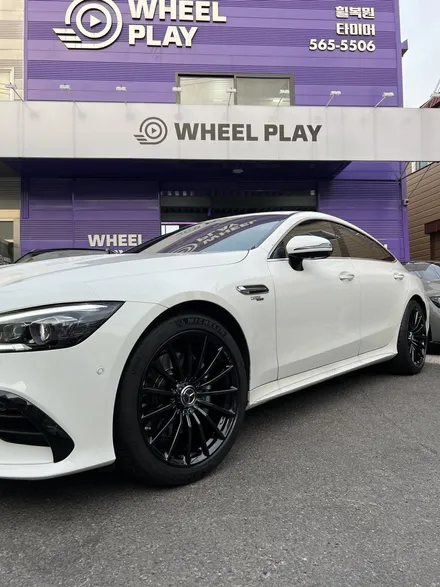 대구 휠복원 대구 휠도색 대구 자동차 휠수리 잘하는 곳 휠플레이 타이어 전문[벤츠 AMG GT43 순정 20인치 블랙펄유광 휠도색 작업입니다.] / 대구 서구 평리동