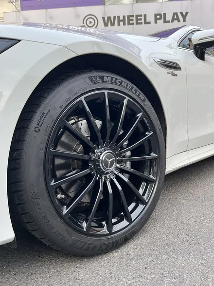 대구 휠복원 대구 휠도색 대구 자동차 휠수리 잘하는 곳 휠플레이 타이어 전문[벤츠 AMG GT43 순정 20인치 블랙펄유광 휠도색 작업입니다.] / 대구 서구 평리동