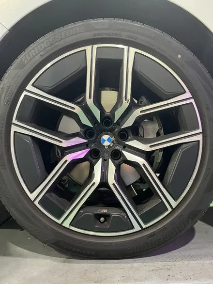 대구 휠복원 대구 휠도색 대구 휠수리 타이어 전문 휠플레이[BMW 7시리즈 순정 20인치 블랙유광 휠도색 작업입니다.] / 대구 서구 평리동