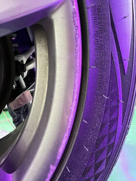 대구 휠복원 대구 휠도색 대구 자동차 휠수리 잘하는 곳 휠플레이 타이어 전문[BMW 3시리즈 순정 18인치 블랙펄유광 휠도색 작업입니다.] / 대구 서구 평리동