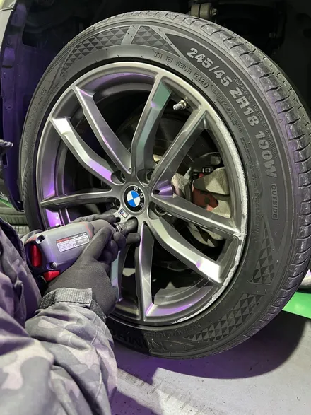 대구 휠복원 대구 휠도색 대구 자동차 휠수리 잘하는 곳 휠플레이 타이어 전문[BMW 5시리즈 순정 18인치 휠복원 작업입니다.] / 대구 서구 평리동