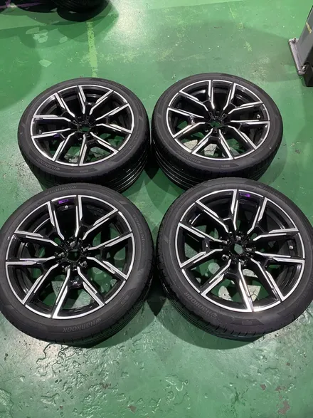 대구 휠복원 대구 휠도색 대구 자동차 휠수리 잘하는 곳 휠플레이 타이어 전문[BMW 4시리즈 G22 19인치 블랙유광 휠도색 작업입니다.] / 대구 서구 평리동