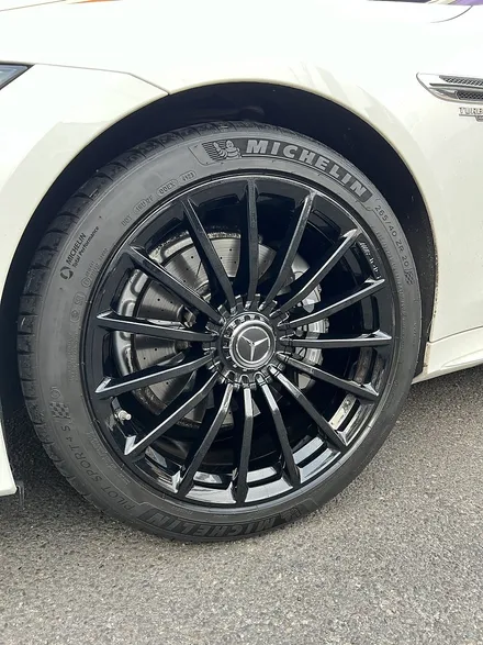대구 휠복원 대구 휠도색 대구 자동차 휠수리 잘하는 곳 휠플레이 타이어 전문[벤츠 AMG GT43 순정 20인치 블랙펄유광 휠도색 작업입니다.] / 대구 서구 평리동