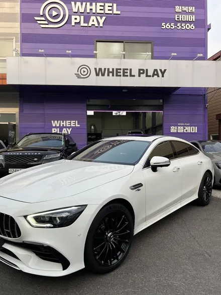 대구 휠복원 대구 휠도색 대구 자동차 휠수리 잘하는 곳 휠플레이 타이어 전문[벤츠 AMG GT43 순정 20인치 블랙펄유광 휠도색 작업입니다.] / 대구 서구 평리동