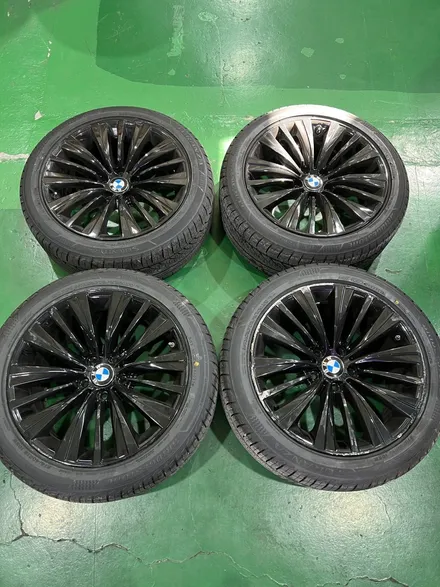 대구 휠복원 대구 휠도색 대구 휠수리 타이어 전문 휠플레이[BMW 5 GT 순정 19인치 고스트크롬 휠도색 작업입니다.] / 대구 서구 평리동