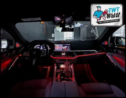 BMW X6 M50i 실내 커스터마이징 & 핸들 디자인 소개 / 경기 안산