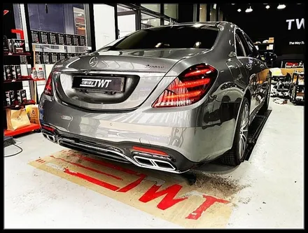 벤츠 S클래스 W222 전기형 → 후기형 S65 AMG 풀 컨버전 & 잠자리 핸들 교체 / 경기 안산