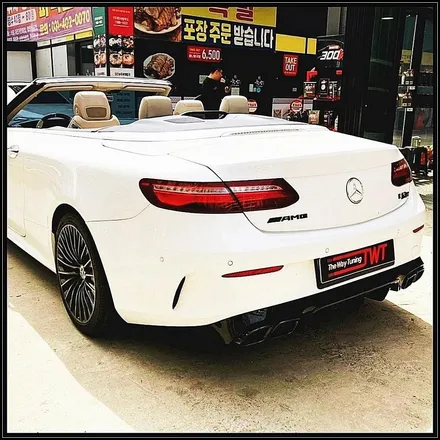 W213 전기형 → AMG 컨버전 + 카본 D컷 핸들로 업그레이드했어요 / 경기 안산