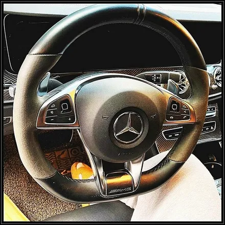 W213 전기형 → AMG 컨버전 + 카본 D컷 핸들로 업그레이드했어요 / 경기 안산