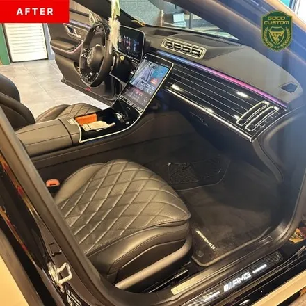 벤츠 W223 S500 차량 S63 AMG 으로 개조 - 랩핑 / 배기 / 외관 / 실내 / 경기 안산