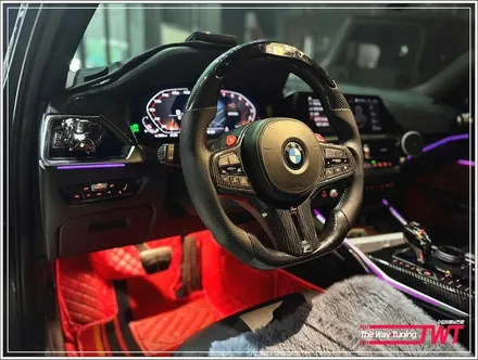BMW X6 M50i 실내 커스터마이징 & 핸들 디자인 소개 / 경기 안산