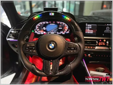 BMW X6 M50i 실내 커스터마이징 & 핸들 디자인 소개 / 경기 안산
