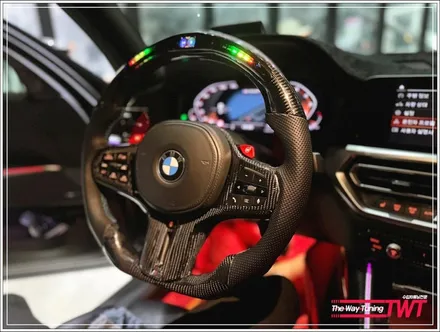 BMW X6 M50i 실내 커스터마이징 & 핸들 디자인 소개 / 경기 안산