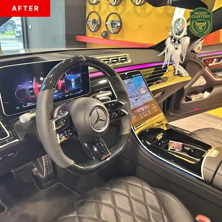 벤츠 W223 S500 차량 S63 AMG 으로 개조 - 랩핑 / 배기 / 외관 / 실내 / 경기 안산
