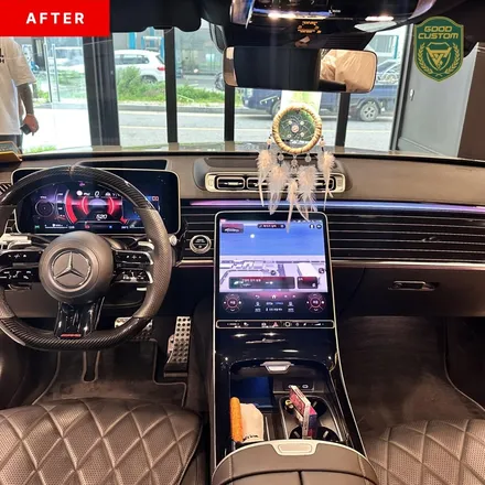 벤츠 W223 S500 차량 S63 AMG 으로 개조 - 랩핑 / 배기 / 외관 / 실내 / 경기 안산