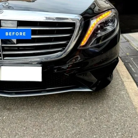 벤츠 사고 수리 진행하면서 실내 실외 튜닝까지 신형 개조 컨버전 후기 / 경기 안산