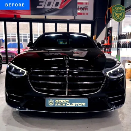 벤츠 W223 S500 차량 S63 AMG 으로 개조 - 랩핑 / 배기 / 외관 / 실내 / 경기 안산