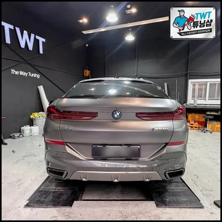 BMW X6 M50i 실내 커스터마이징 & 핸들 디자인 소개 / 경기 안산