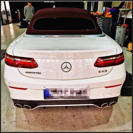 벤츠 W213 E클래스 실내 감성, AMG 핸들로 완성했습니다 / 경기 안산