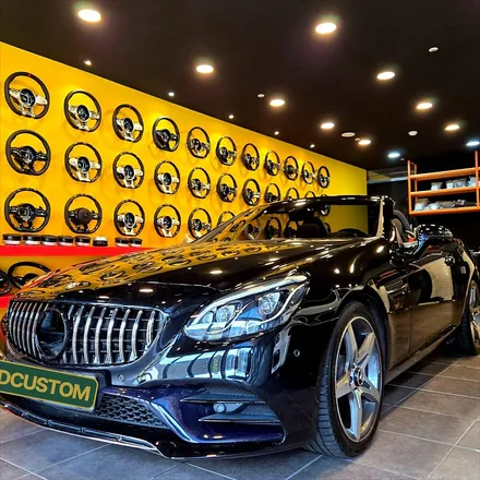 벤츠 SLC 200 LED 퍼포먼스 카본 잠자리 핸들 교체후기 / 경기 안산