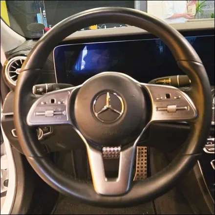 벤츠 핸들 열선 튜닝 C257 CLS400D 2018년식 / 경기 안산