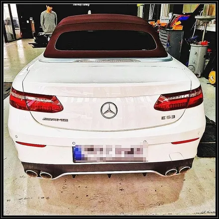 W213 전기형 → AMG 컨버전 + 카본 D컷 핸들로 업그레이드했어요 / 경기 안산