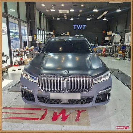 BMW 7시리즈 G11 → G12 LCI 컨버전 & 핸들 교체 작업 / 경기 안산