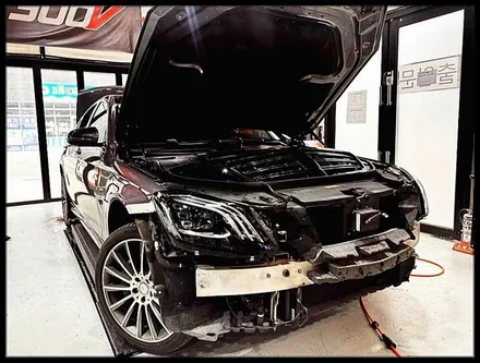 벤츠 S클래스 W222 전기형 → 후기형 S65 AMG 풀 컨버전 & 잠자리 핸들 교체 / 경기 안산