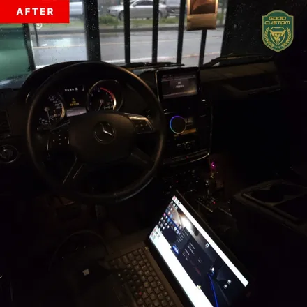 W463 벤츠 G350D W464 브라부스 신형개조후 발생하는 안개등 오류 해결 / 경기 안산