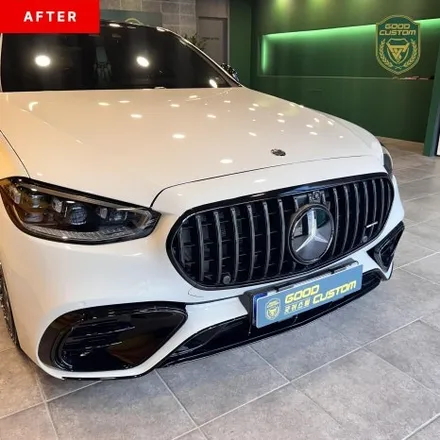 벤츠 W223 S500 차량 S63 AMG 으로 개조 - 랩핑 / 배기 / 외관 / 실내 / 경기 안산