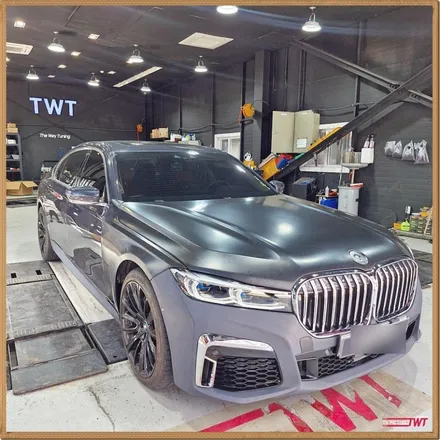 BMW 7시리즈 G11 → G12 LCI 컨버전 & 핸들 교체 작업 / 경기 안산