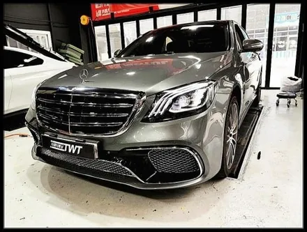 벤츠 S클래스 W222 전기형 → 후기형 S65 AMG 풀 컨버전 & 잠자리 핸들 교체 / 경기 안산