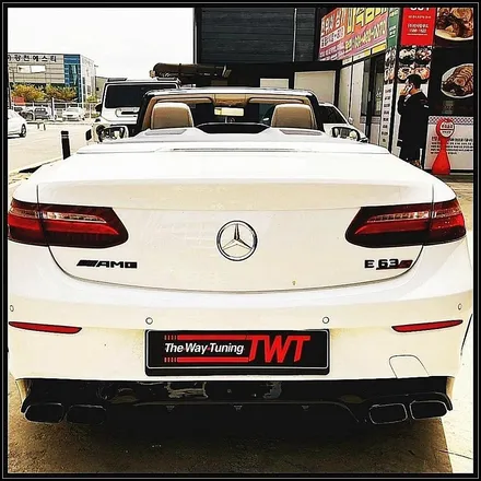 W213 전기형 → AMG 컨버전 + 카본 D컷 핸들로 업그레이드했어요 / 경기 안산
