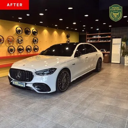 벤츠 W223 S500 차량 S63 AMG 으로 개조 - 랩핑 / 배기 / 외관 / 실내 / 경기 안산