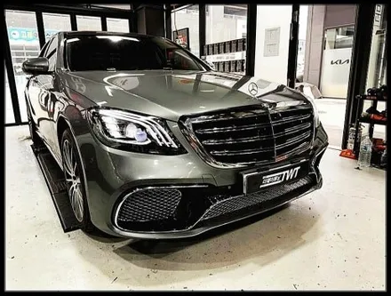 벤츠 S클래스 W222 전기형 → 후기형 S65 AMG 풀 컨버전 & 잠자리 핸들 교체 / 경기 안산