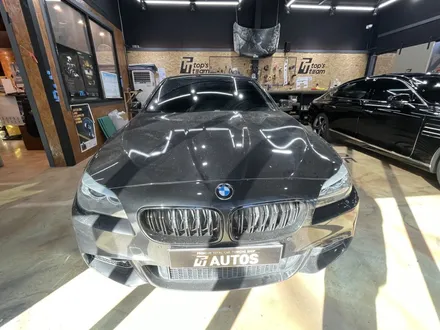 BMW 520d 자동차 실내 랩핑 카본 블랙 튜닝 / 양주시 회정동