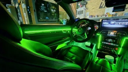 벤츠 E200 카브리올레 엠비언트 시공 / 양주시 회정동