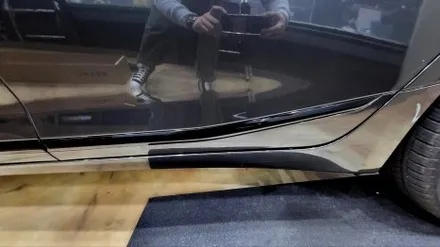 K8 크롬죽이기 시공 스포티지 해진 모습 / 양주시 회정동