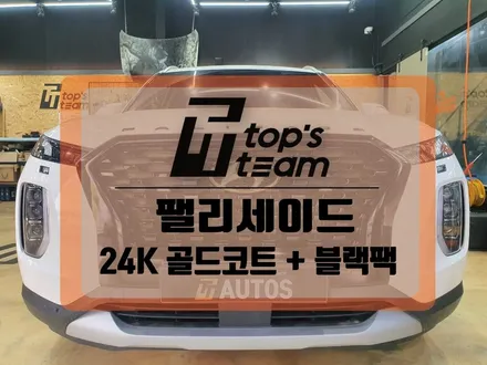 팰리세이드 블랙팩 (by 양주 티티오토스)(H엠블럼 골드코트, 이니셜)만들기! / 양주시 회정동