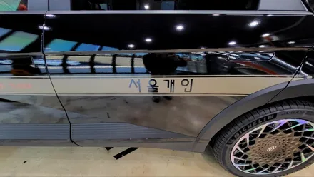 아이오닉 5 전체 랩핑 시공후기 모범택시로 변화 / 양주시 회정동