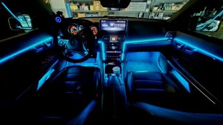 벤츠 E200 카브리올레 엠비언트 시공 / 양주시 회정동